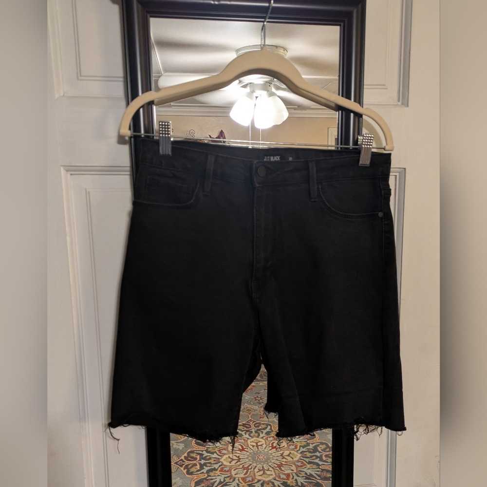 Just Black Denim Bermuda Shorts